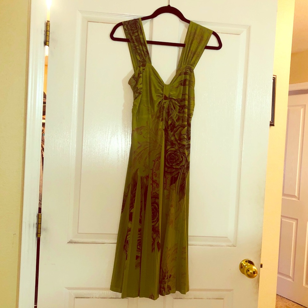 Green sun dress